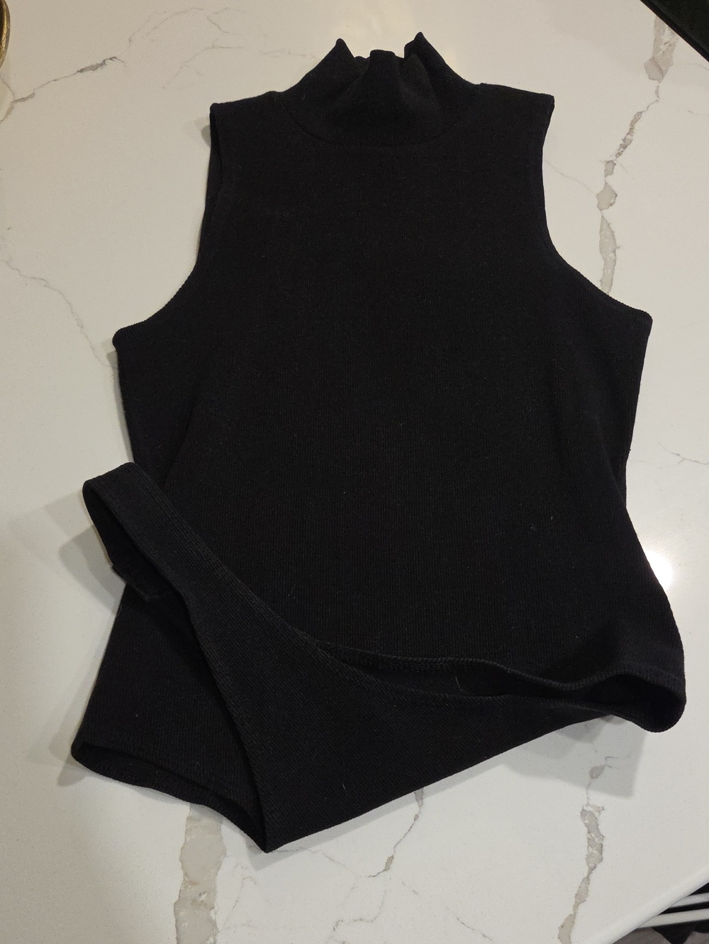 Re/Done Black Bodysuit